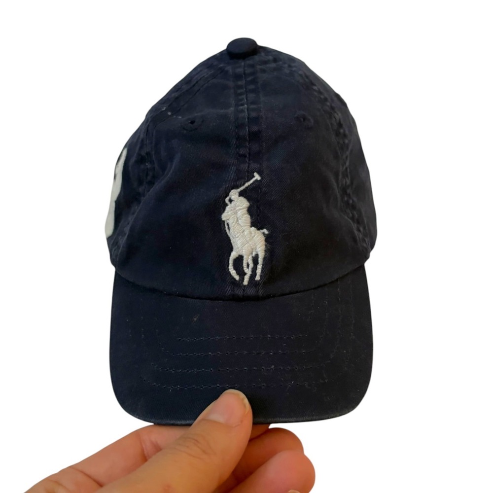 Polo Ralph Lauren Baby Boys Navy Blue Big Pony Baseball Cap Hat 3M-9M
